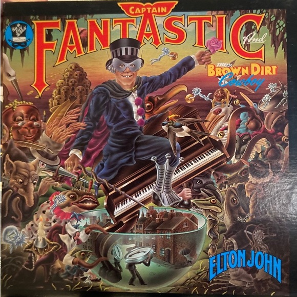Elton John – Captain Fantastic And The Brown Dirt Cowboy - 1975 - LP VG insert